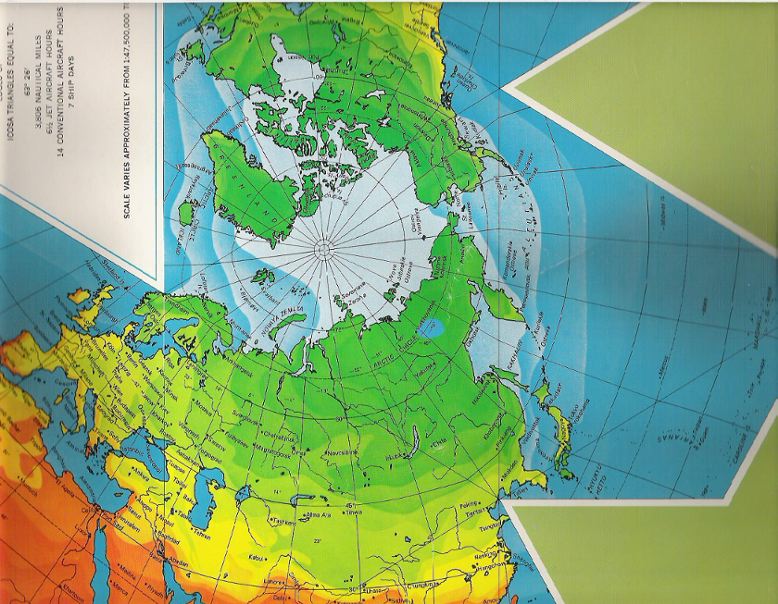 Dymaxion map Honeywell version, excerpt, full size