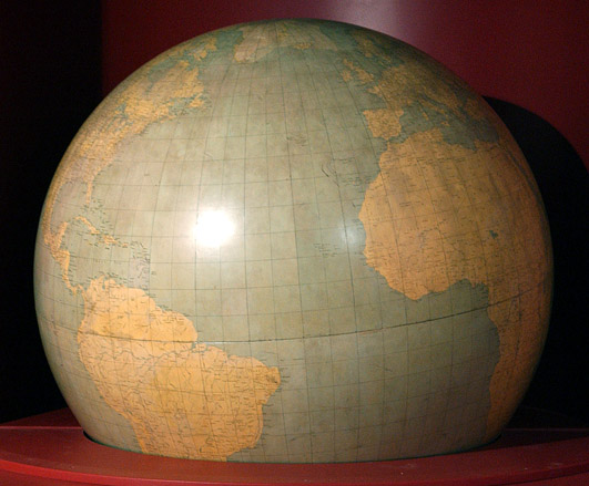 FDR 50-inch 5-degree globe, in color