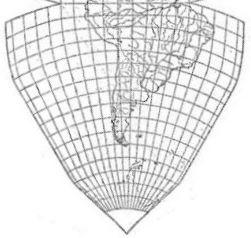 Cahill world map octant, 5 degrees, b&w ; 7 of 8