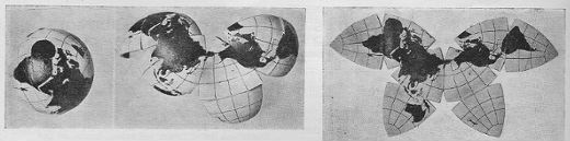 B.J.S. Cahill's rubber-ball globe-map