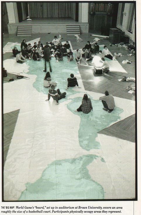 Dymaxion map, Big Map floor version