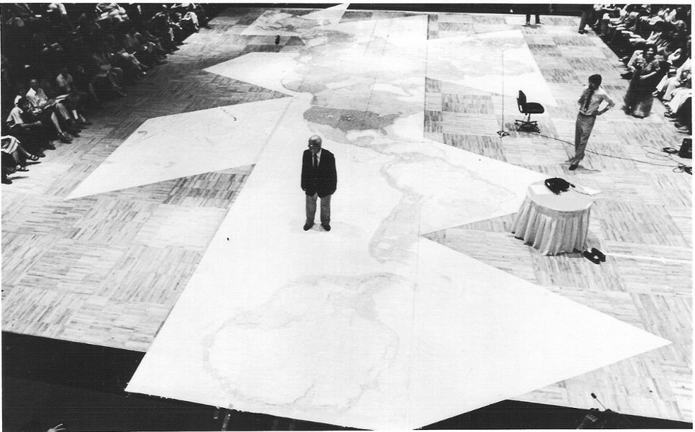 Big Dymaxion Map, Buckminster Fuller, Medard Gabel