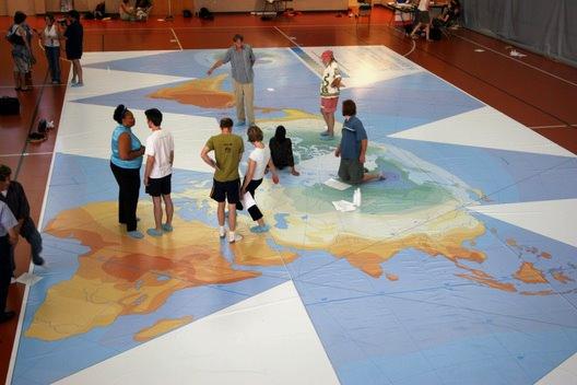 Dymaxion map, Earth Voyage version
