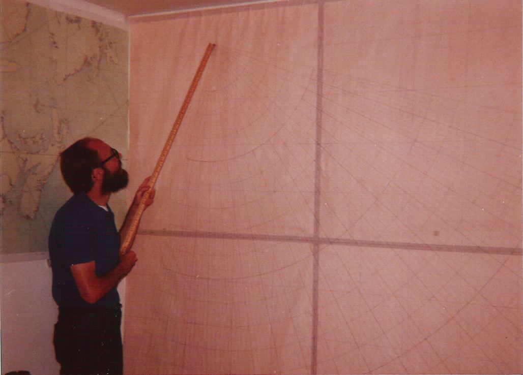 Wall-assembly of 4 polar sheets of Cahill-Keyes Mega-map template